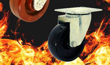 Heat resistant Castors & Wheels